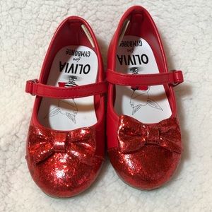 Beautiful Red Ruby Dress Shoes Olivia Gymbroee 8